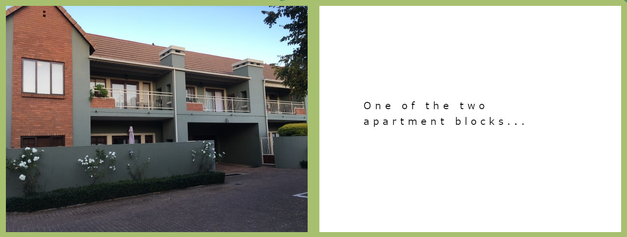 One of the two apartment blocks